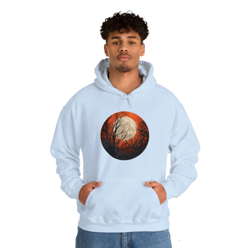 Halloween Harvest Moon - Graphic Hooded Sweatshirt